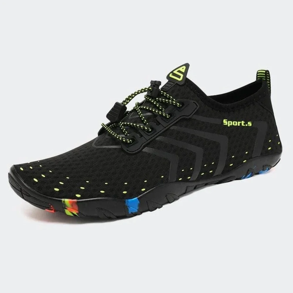 Water Shoes US Womens 11.5 / Men's 10 Black Quick Dry Barefoot for Swim Diving